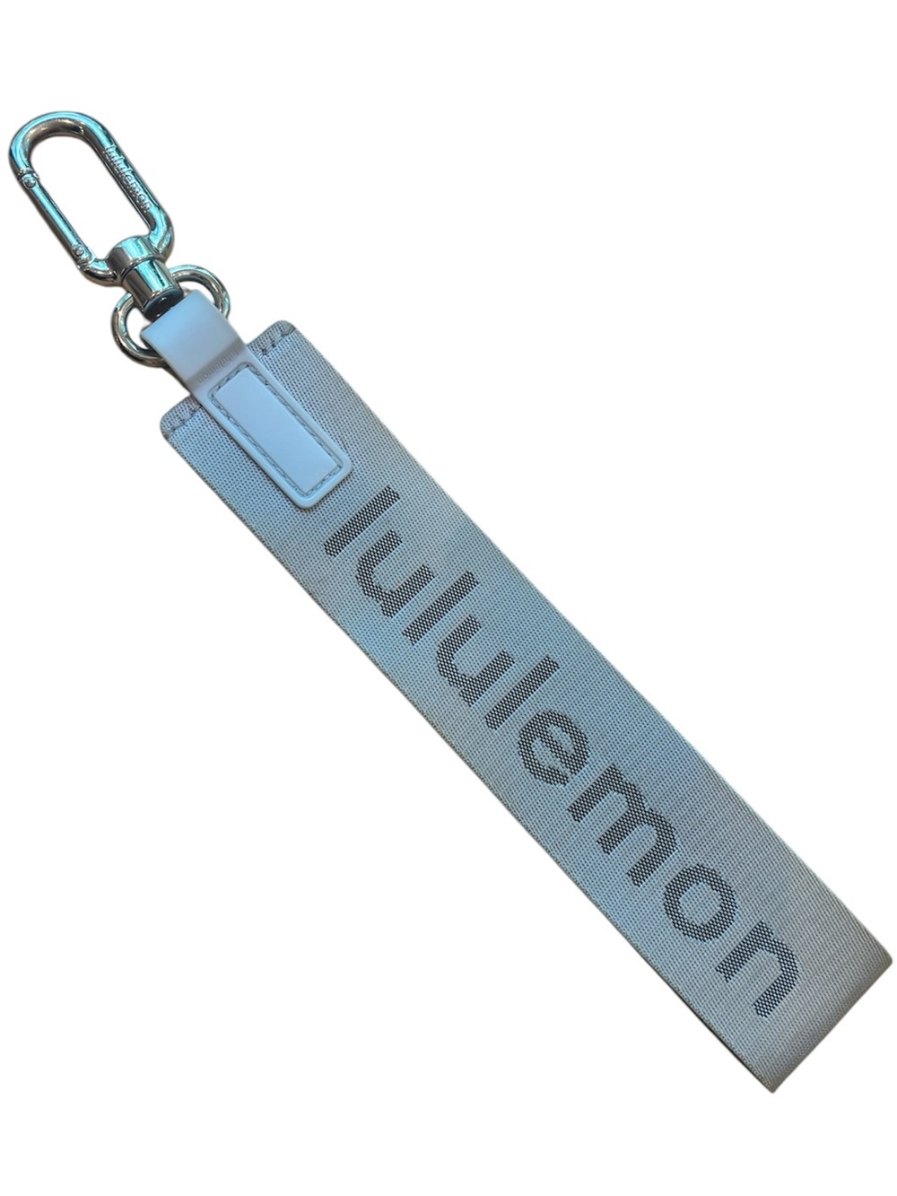 Lululemon Keyfob Light Blue Grey Strap 12”